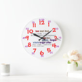 の教えクロックアナログ150802 ラージ壁時計 (ホーム)