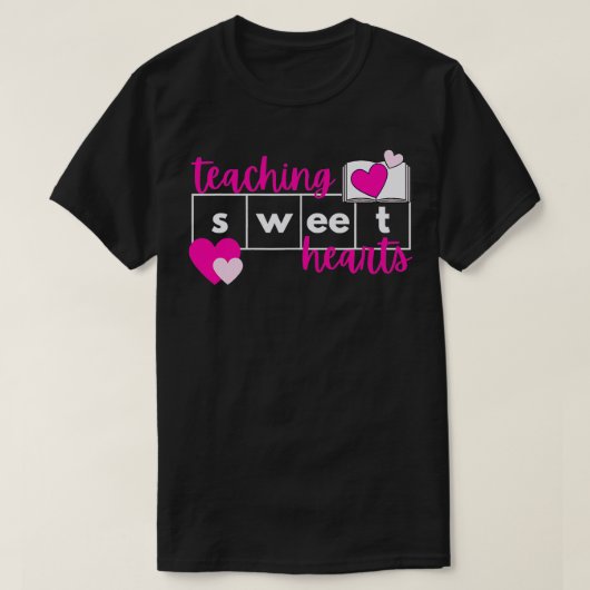の教えスウィート読アーツの先生科学 Tシャツ (デザイン正面)