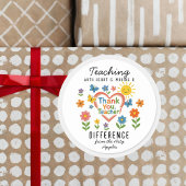 の教えハートと差分先生 ラウンドシール