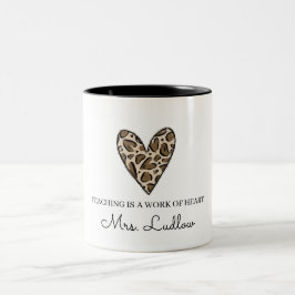 の教えハート先生のカスタム評価 ツートーンマグカップ