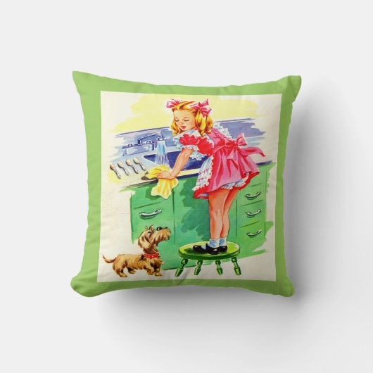 の教えローバー料理の洗い方 クッション (正面)