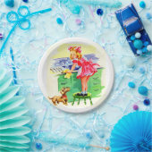 の教えローバー料理の洗い方 ペーパープレート (パーティー)