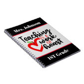 の教え作品はアートの作品で名前グレード ノートブック (右側)