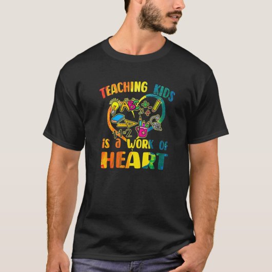 の教え子供はハートかわいい先生4 Tシャツ (正面)