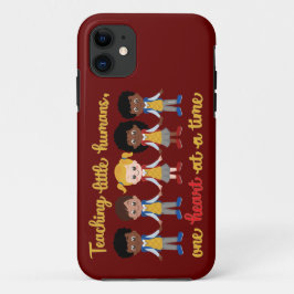 の教え小さな人間は一度に一つのハート iPhone 11 ケース