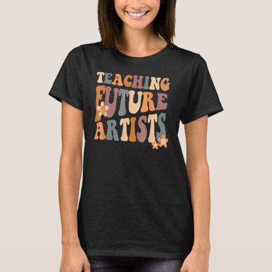 の教え未来のアーティスト女性 Tシャツ (正面)