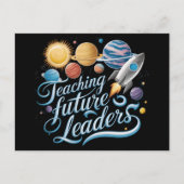 の教え未来の指導者宇宙惑星先生 ポストカード (正面)