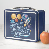 の教え未来の指導者宇宙惑星先生 メタルランチボックス (インサイチュ)