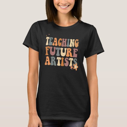 の教え未来アーティスト女性1 Tシャツ (正面)