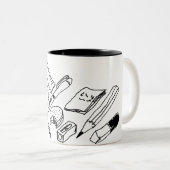 の教え材料… ツートーンマグカップ (正面右)