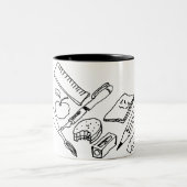 の教え材料… ツートーンマグカップ (中央)