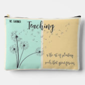 の教え植え付け種子Lt. Green and Yellow アクセサリーポーチ (正面)