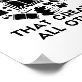 の教え職業だ | 英語先生 おもしろい ポスター (角)