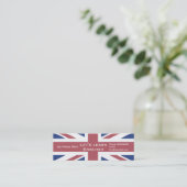 の教え英語 – の広告カード スキニー名刺 (スタンド正面)