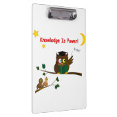 の教え賢いフクロウ クリップボード (右)