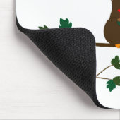 の教え賢いフクロウ マウスパッド (コーナー)