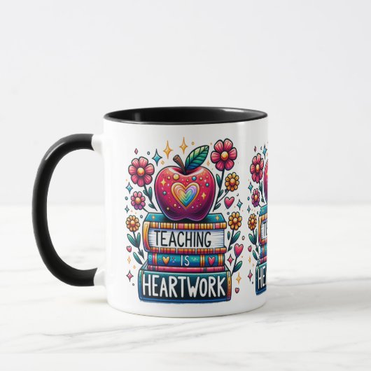 の教えis heartwork マグカップ (左)