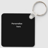 の教えTouchは永遠の命パーソナライズされた キーホルダー (裏面)