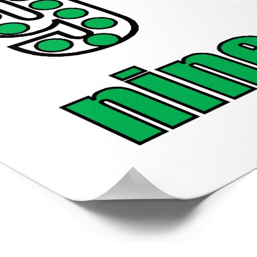 の数学数 ポスター (角)