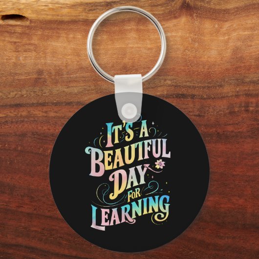 の新学期にとって美学しい日だ キーホルダー (正面)