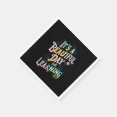 の新学期にとって美学しい日だ スタンダードカクテルナプキン (角)