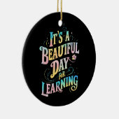 の新学期にとって美学しい日だ セラミックオーナメント (右)