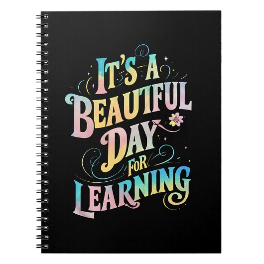 の新学期にとって美学しい日だ ノートブック (正面)