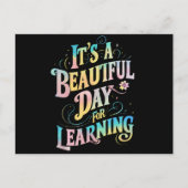 の新学期にとって美学しい日だ ポストカード (正面)