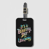 の新学期にとって美学しい日だ ラゲッジタグ (正面縦)