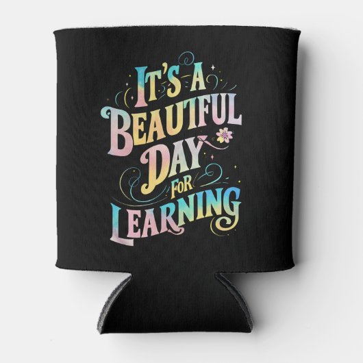 の新学期にとって美学しい日だ 缶クーラー (正面)