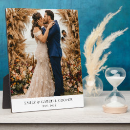 の新結婚婚カップル写真アクリル フォトプラーク