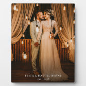 の新結婚婚カップル写真記念 フォトプラーク (正面)