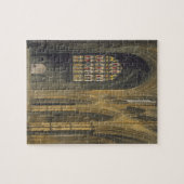 の方に見るウェストミンスター寺院の内部の眺め ジグソーパズル (横)