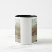 の方に見るソレントからのVico Estenseの眺め マグカップ (中央)