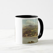 の方に見るソレントからのVico Estenseの眺め マグカップ (正面右)