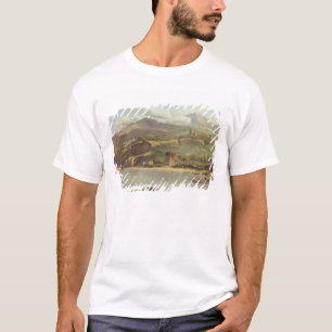 の方に見るソレントからのVico Estenseの眺め Tシャツ