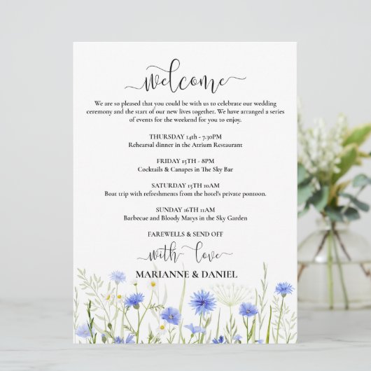 の旅程結婚ブルーデータデジタル課題 案内状 (スタンド正面)