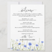 の旅程結婚ブルーデータデジタル課題 案内状 (正面)