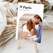 の旅行結婚テーマの目的地の写真と名前 テーブルナンバー