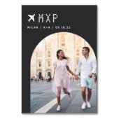 の旅行結婚テーマ写真&空港コード テーブルナンバー (正面)