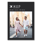 の旅行結婚テーマ写真&空港コード テーブルナンバー (裏面)