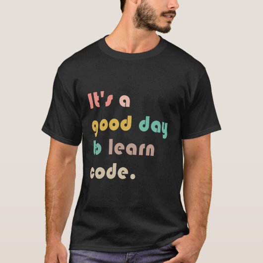 の日をコード愛好家が捉え学る Tシャツ (正面)