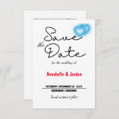 の日付を保結婚存 セーブザデート (正面/裏面)