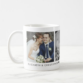 の日結婚付とモノグラム3フォトコーヒーマグ コーヒーマグカップ