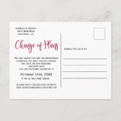 の日結婚日延期ブルゴーニュ海軍フローラ 案内ポストカード (裏面)