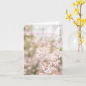 の明考えるるい泣きさくらんぼの輝き カード (黄色い花)