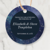 の星結婚の夜の天空ありがとう海軍 フェイバータグ (裏面)