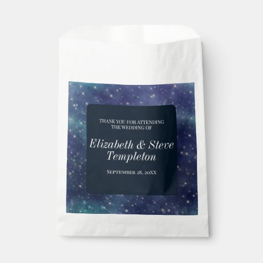の星結婚の夜の天空ありがとう海軍 フェイバーバッグ (正面)