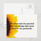 ～の時感謝してい間 ポストカード (正面/裏面)