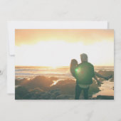 の更新結婚日付の変更ブラックタキシード セーブザデート (裏面)